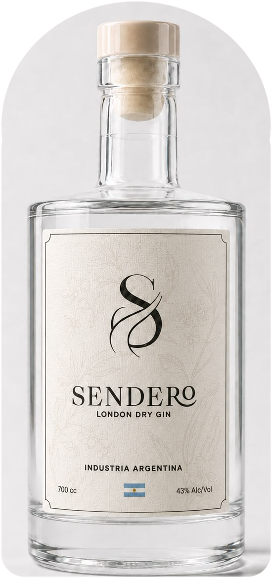 Botella de Sendero London Dry Gin de 700 ml